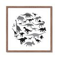 Picture of Dino Party _GroupedProduct_Square_Mini_ _GroupedProduct_Square_Framed_Matted_