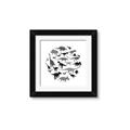 Picture of Dino Party _GroupedProduct_Square_Mini_ _GroupedProduct_Square_Framed_Matted_