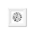 Picture of Dino Party _GroupedProduct_Square_Mini_ _GroupedProduct_Square_Framed_Matted_
