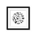 Picture of Dino Party _GroupedProduct_Square_Mini_ _GroupedProduct_Square_Framed_Matted_