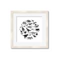 Picture of Dino Party _GroupedProduct_Square_Mini_ _GroupedProduct_Square_Framed_Matted_