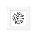Picture of Dino Party _GroupedProduct_Square_Mini_ _GroupedProduct_Square_Framed_Matted_