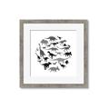 Picture of Dino Party _GroupedProduct_Square_Mini_ _GroupedProduct_Square_Framed_Matted_
