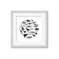Picture of Dino Party _GroupedProduct_Square_Mini_ _GroupedProduct_Square_Framed_Matted_