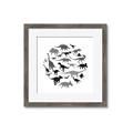 Picture of Dino Party _GroupedProduct_Square_Mini_ _GroupedProduct_Square_Framed_Matted_