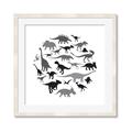 Picture of Dino Party _GroupedProduct_Square_Mini_ _GroupedProduct_Square_Framed_Matted_