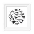 Picture of Dino Party _GroupedProduct_Square_Mini_ _GroupedProduct_Square_Framed_Matted_