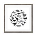 Picture of Dino Party _GroupedProduct_Square_Mini_ _GroupedProduct_Square_Framed_Matted_