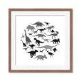 Picture of Dino Party _GroupedProduct_Square_Mini_ _GroupedProduct_Square_Framed_Matted_