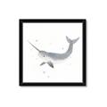 Picture of Narwhal _GroupedProduct_Square_Mini_ _GroupedProduct_Square_Framed_Matted_