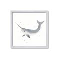 Picture of Narwhal _GroupedProduct_Square_Mini_ _GroupedProduct_Square_Framed_Matted_