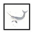 Picture of Narwhal _GroupedProduct_Square_Mini_ _GroupedProduct_Square_Framed_Matted_