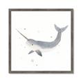 Picture of Narwhal _GroupedProduct_Square_Mini_ _GroupedProduct_Square_Framed_Matted_