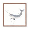 Picture of Narwhal _GroupedProduct_Square_Mini_ _GroupedProduct_Square_Framed_Matted_