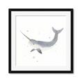 Picture of Narwhal _GroupedProduct_Square_Mini_ _GroupedProduct_Square_Framed_Matted_