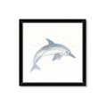 Picture of Dolphin _GroupedProduct_Square_Mini_ _GroupedProduct_Square_Framed_Matted_