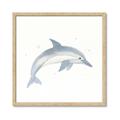 Picture of Dolphin _GroupedProduct_Square_Mini_ _GroupedProduct_Square_Framed_Matted_