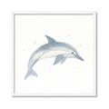 Picture of Dolphin _GroupedProduct_Square_Mini_ _GroupedProduct_Square_Framed_Matted_