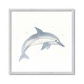 Picture of Dolphin _GroupedProduct_Square_Mini_ _GroupedProduct_Square_Framed_Matted_