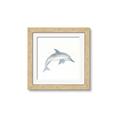 Picture of Dolphin _GroupedProduct_Square_Mini_ _GroupedProduct_Square_Framed_Matted_