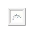 Picture of Dolphin _GroupedProduct_Square_Mini_ _GroupedProduct_Square_Framed_Matted_