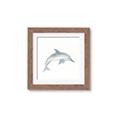 Picture of Dolphin _GroupedProduct_Square_Mini_ _GroupedProduct_Square_Framed_Matted_