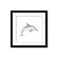 Picture of Dolphin _GroupedProduct_Square_Mini_ _GroupedProduct_Square_Framed_Matted_