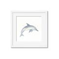 Picture of Dolphin _GroupedProduct_Square_Mini_ _GroupedProduct_Square_Framed_Matted_
