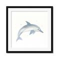 Picture of Dolphin _GroupedProduct_Square_Mini_ _GroupedProduct_Square_Framed_Matted_