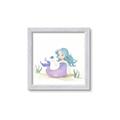 Picture of Blue Hair Mermaid _GroupedProduct_Square_Mini_ _GroupedProduct_Square_Framed_Matted_