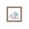 Picture of Blue Hair Mermaid _GroupedProduct_Square_Mini_ _GroupedProduct_Square_Framed_Matted_