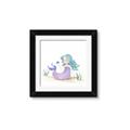 Picture of Blue Hair Mermaid _GroupedProduct_Square_Mini_ _GroupedProduct_Square_Framed_Matted_