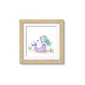 Picture of Blue Hair Mermaid _GroupedProduct_Square_Mini_ _GroupedProduct_Square_Framed_Matted_