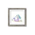 Picture of Blue Hair Mermaid _GroupedProduct_Square_Mini_ _GroupedProduct_Square_Framed_Matted_