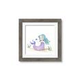 Picture of Blue Hair Mermaid _GroupedProduct_Square_Mini_ _GroupedProduct_Square_Framed_Matted_