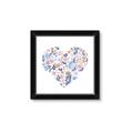 Picture of Colorful Heart I _GroupedProduct_Square_Mini_ _GroupedProduct_Square_Framed_Matted_