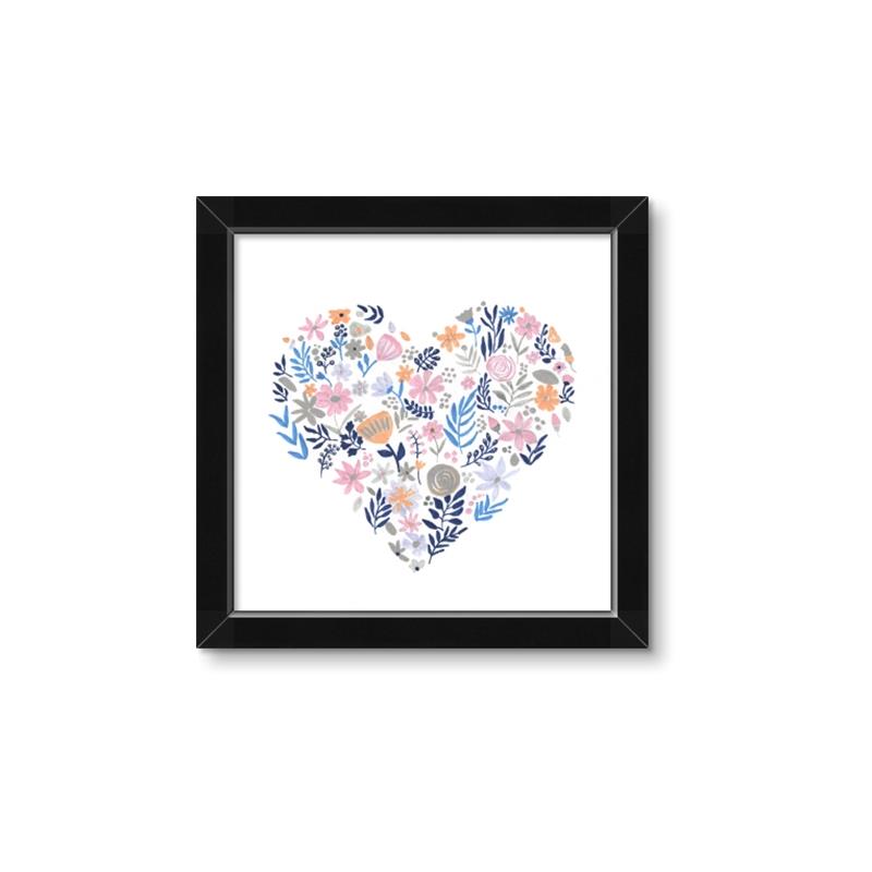 Picture of Colorful Heart I _GroupedProduct_Square_Mini_ _GroupedProduct_Square_Framed_Matted_