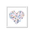 Picture of Colorful Heart I _GroupedProduct_Square_Mini_ _GroupedProduct_Square_Framed_Matted_