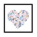 Picture of Colorful Heart I _GroupedProduct_Square_Mini_ _GroupedProduct_Square_Framed_Matted_