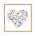 Picture of Colorful Heart I _GroupedProduct_Square_Mini_ _GroupedProduct_Square_Framed_Matted_