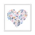 Picture of Colorful Heart I _GroupedProduct_Square_Mini_ _GroupedProduct_Square_Framed_Matted_