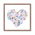 Picture of Colorful Heart I _GroupedProduct_Square_Mini_ _GroupedProduct_Square_Framed_Matted_
