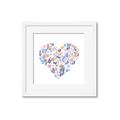 Picture of Colorful Heart I _GroupedProduct_Square_Mini_ _GroupedProduct_Square_Framed_Matted_