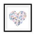 Picture of Colorful Heart I _GroupedProduct_Square_Mini_ _GroupedProduct_Square_Framed_Matted_