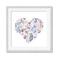 Picture of Colorful Heart I _GroupedProduct_Square_Mini_ _GroupedProduct_Square_Framed_Matted_