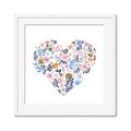 Picture of Colorful Heart II  _GroupedProduct_Square_Mini_ _GroupedProduct_Square_Framed_Matted_