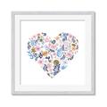 Picture of Colorful Heart II  _GroupedProduct_Square_Mini_ _GroupedProduct_Square_Framed_Matted_
