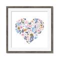 Picture of Colorful Heart II  _GroupedProduct_Square_Mini_ _GroupedProduct_Square_Framed_Matted_