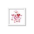 Picture of Red Hearts _GroupedProduct_Square_Mini_ _GroupedProduct_Square_Framed_Matted_