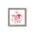 Picture of Red Hearts _GroupedProduct_Square_Mini_ _GroupedProduct_Square_Framed_Matted_